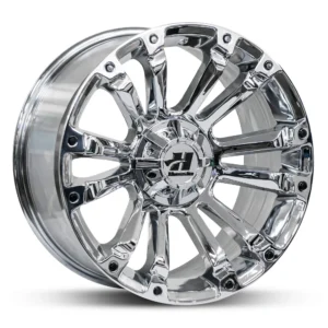 Hussla Ambush Chrome Black Wheel